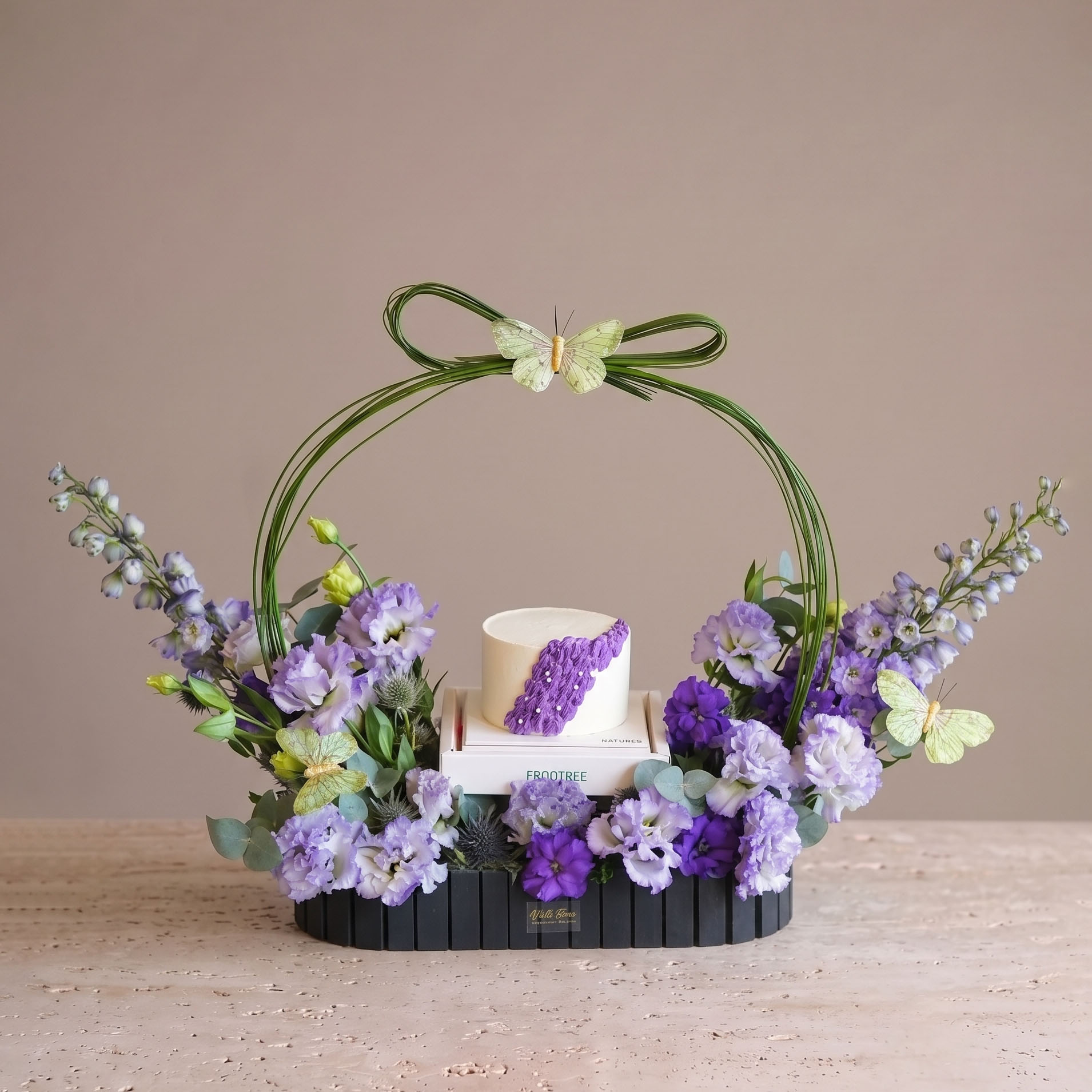 Cake and Petal Joy