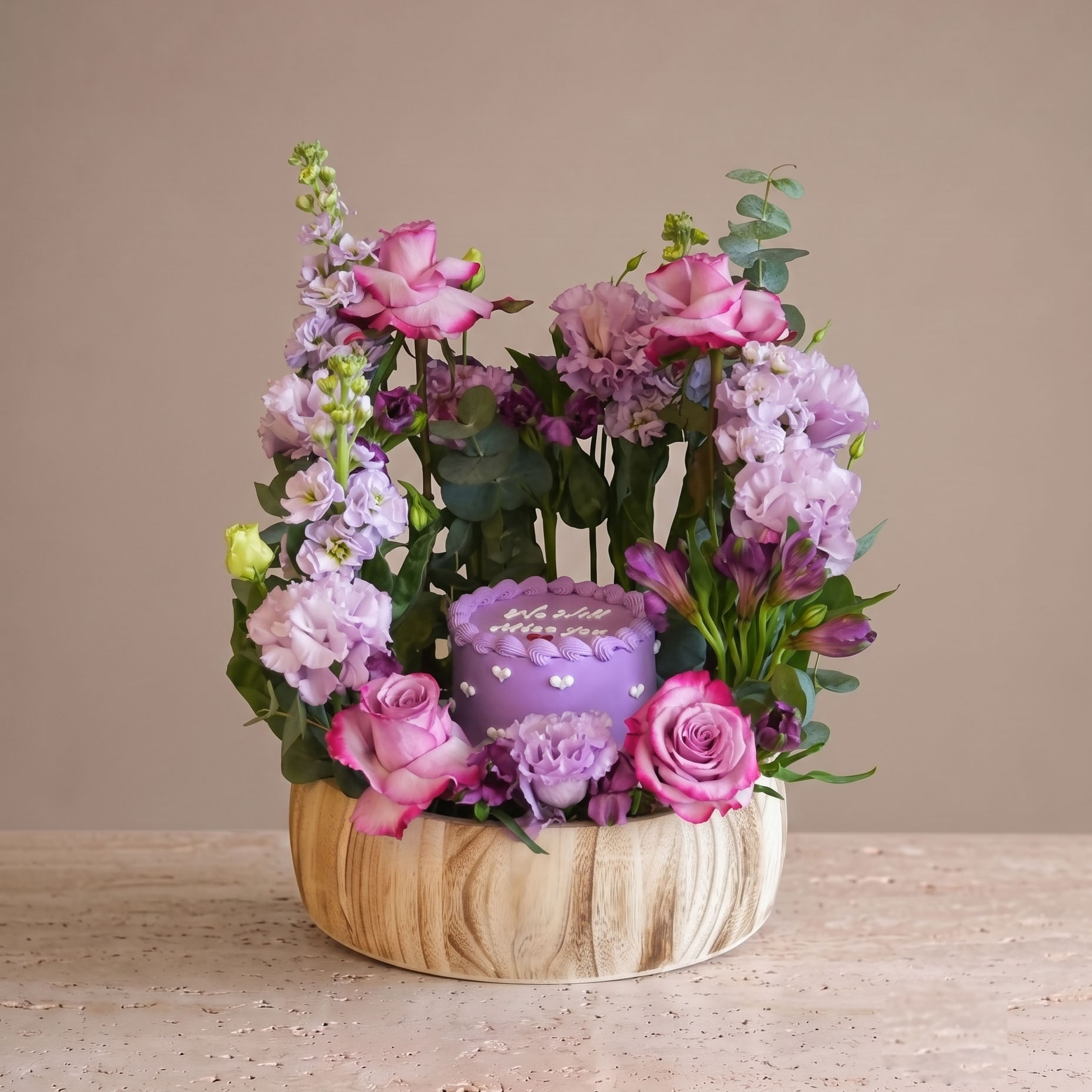 Purple Floral Treats