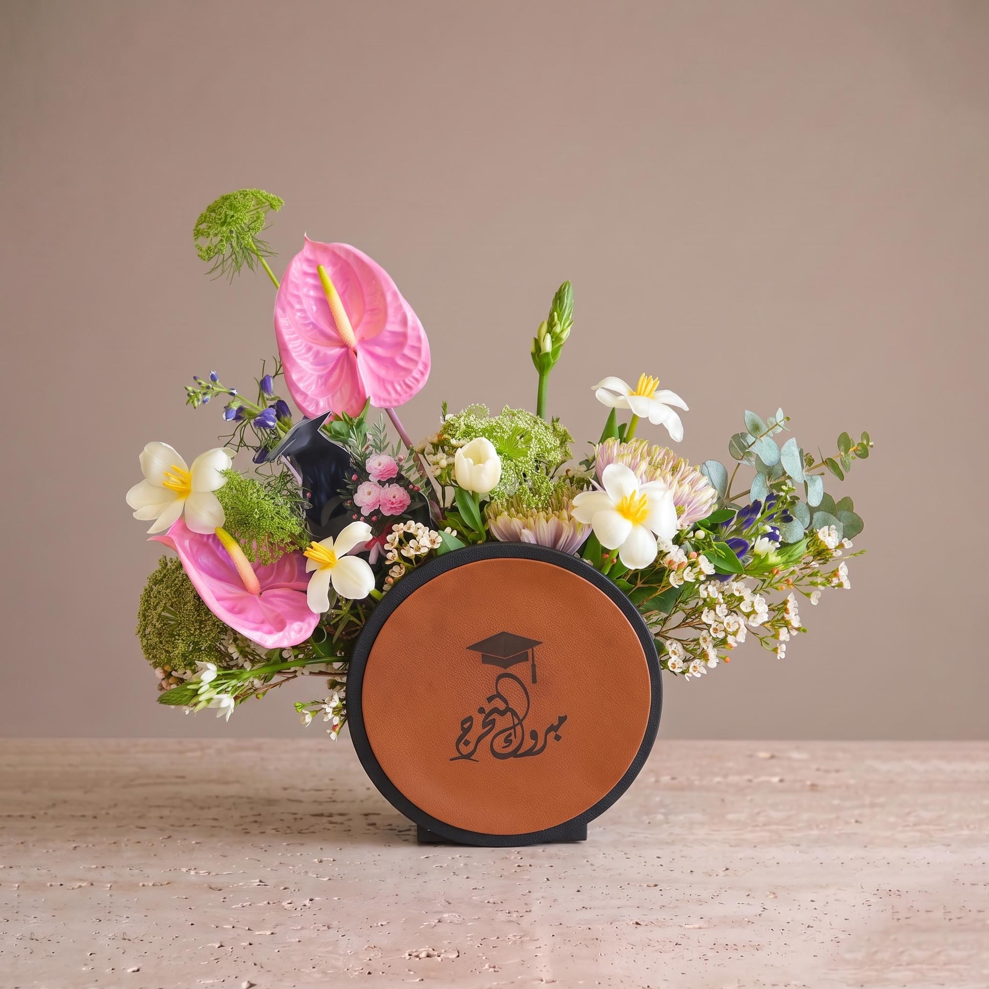 Pink shade Graduation Basket