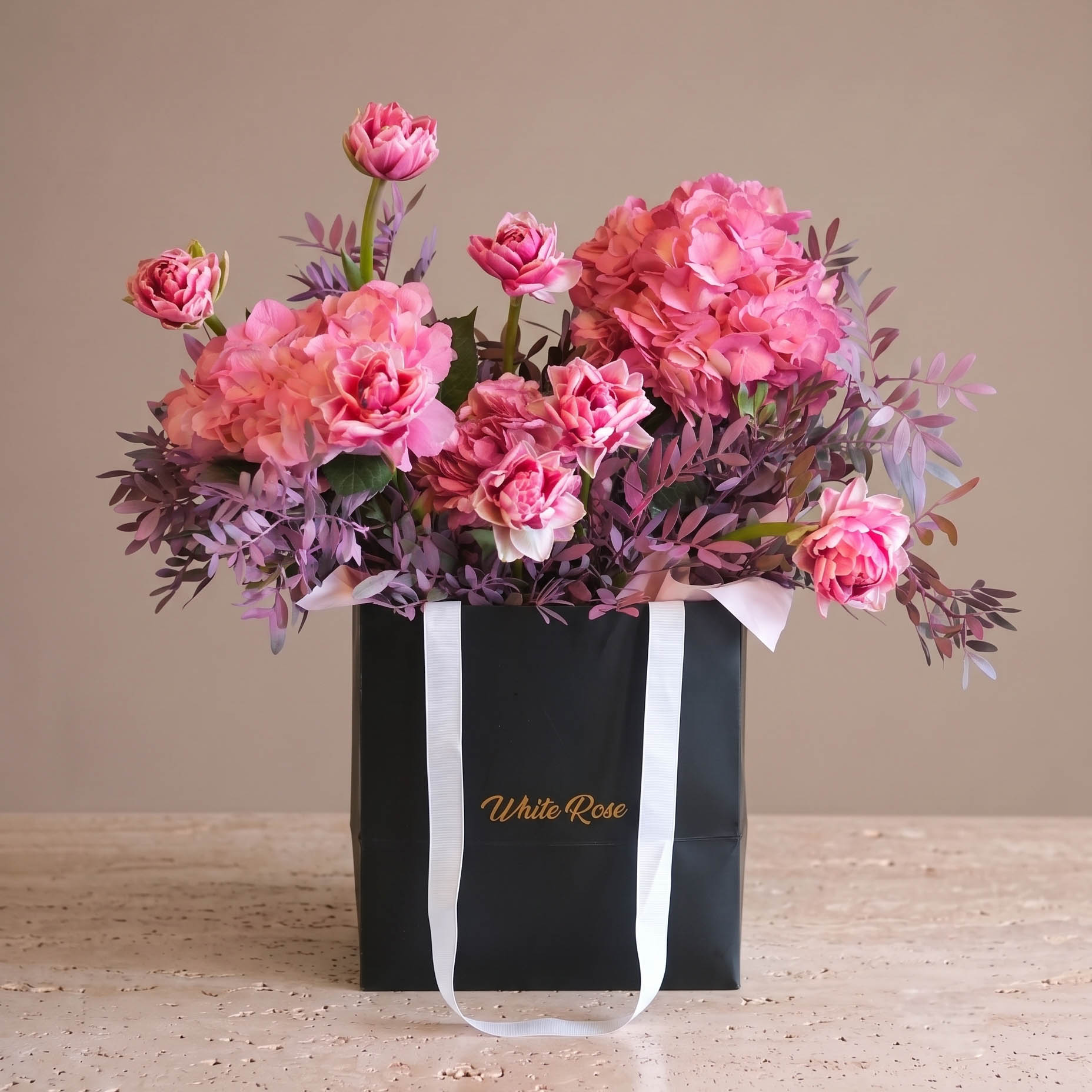Pink Hydrangea Bouquet