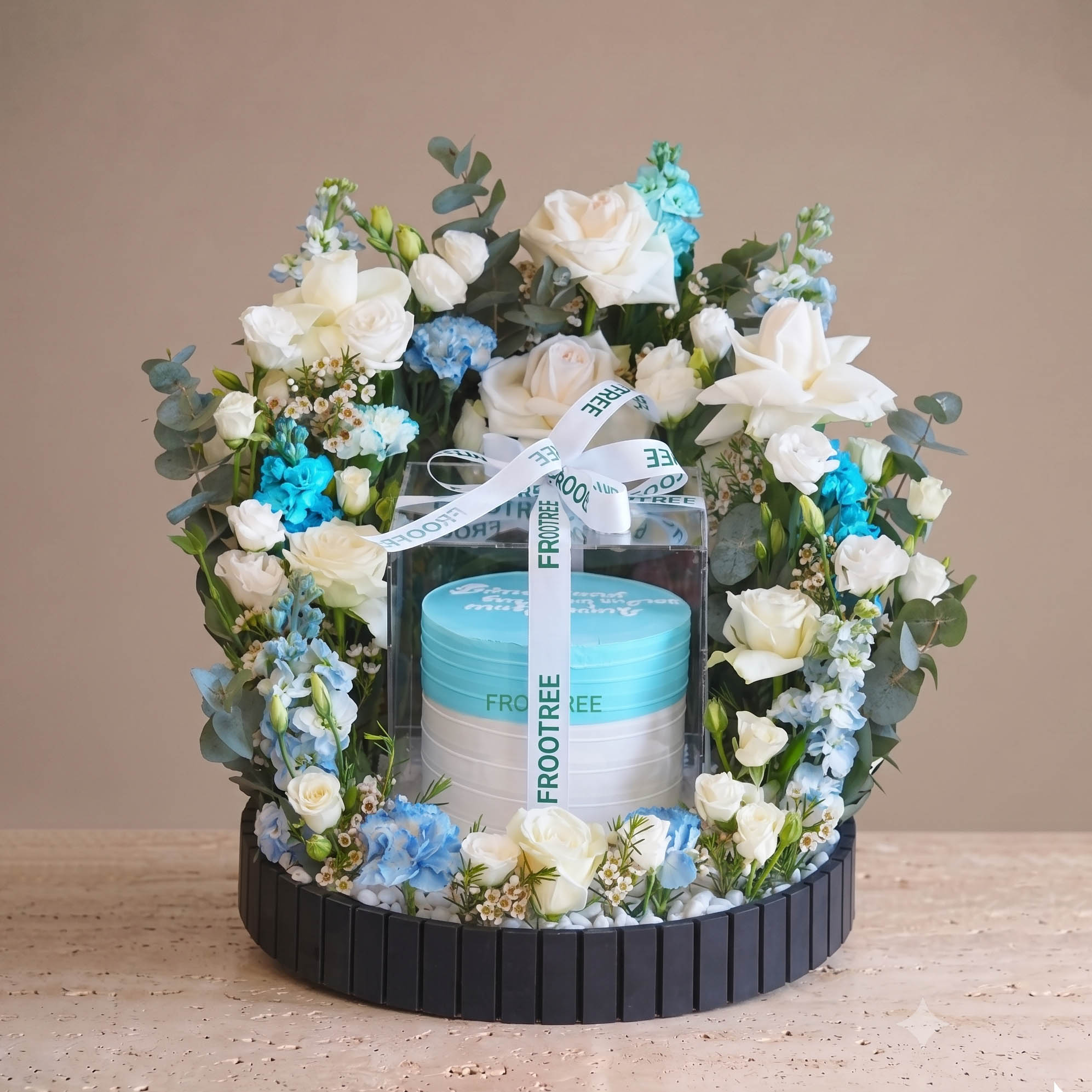 Blue & White Blooms