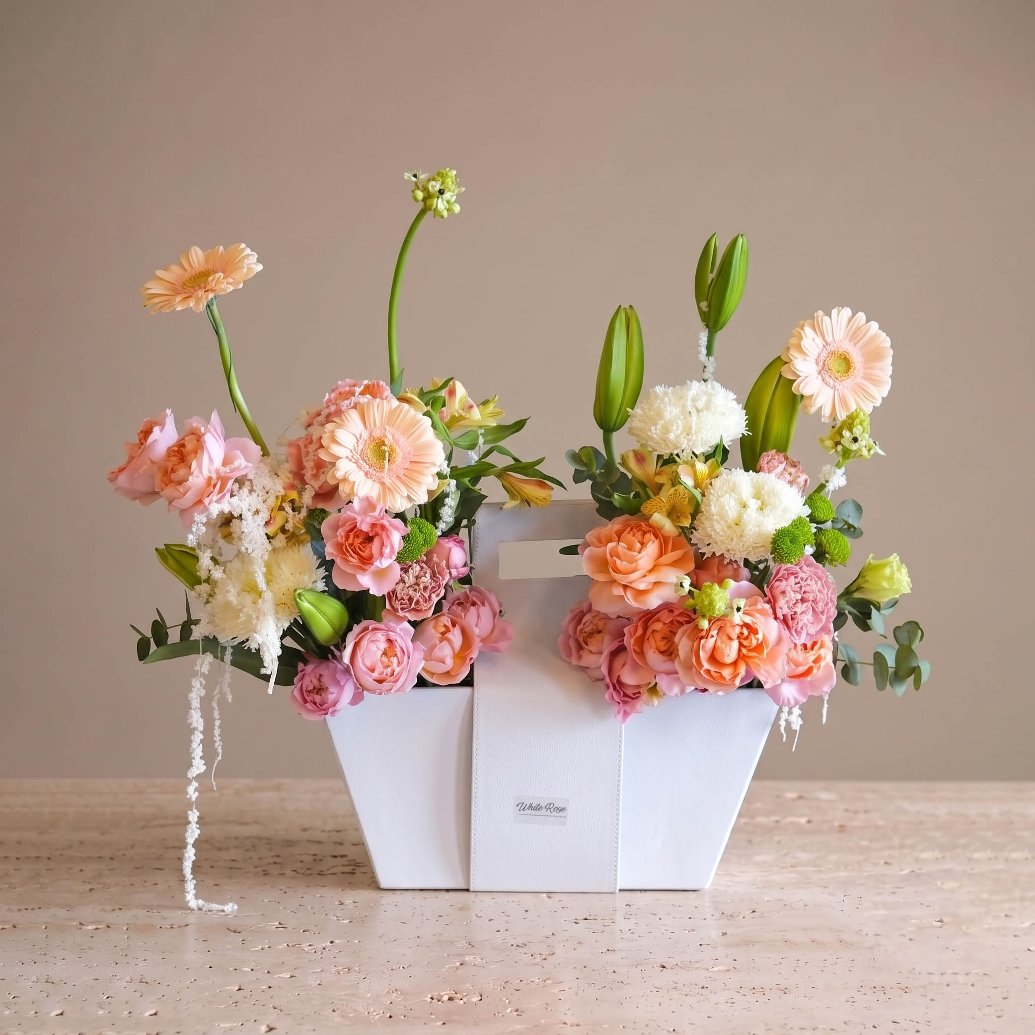 Gentle Peach Basket