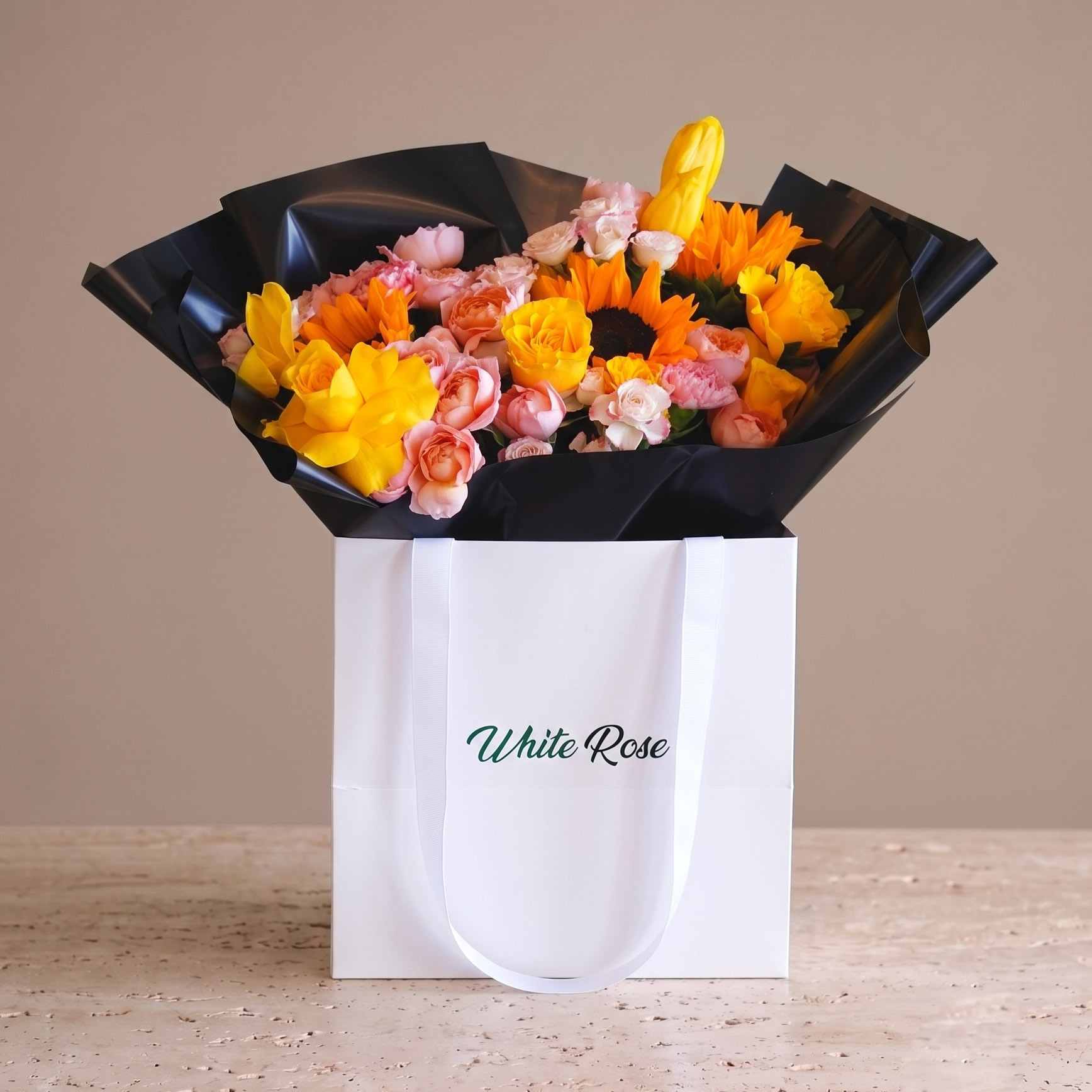 Yellow Mist Bouquet